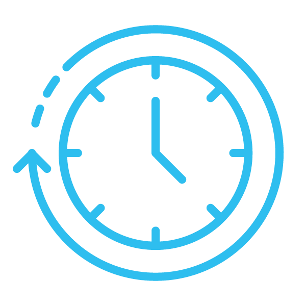 Clock icon representing duration