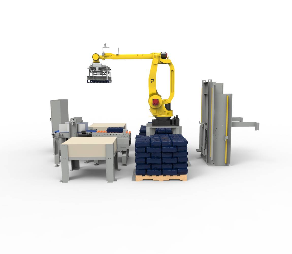 Intelligent Robotic Bag Palletizing